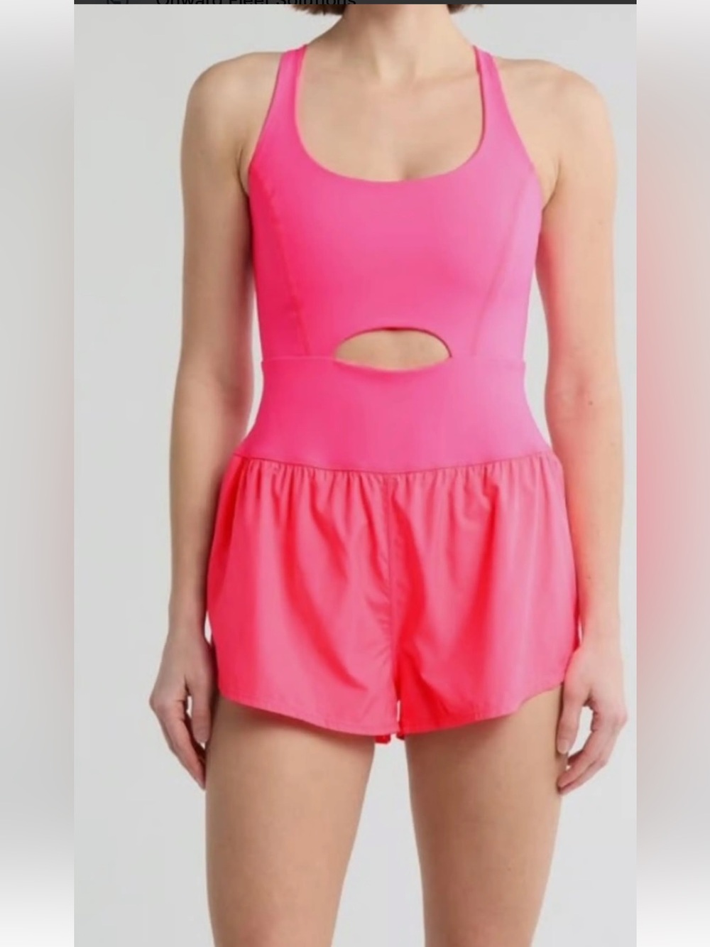 FP Movement by Free People Righteous Runsie Hot Pink
